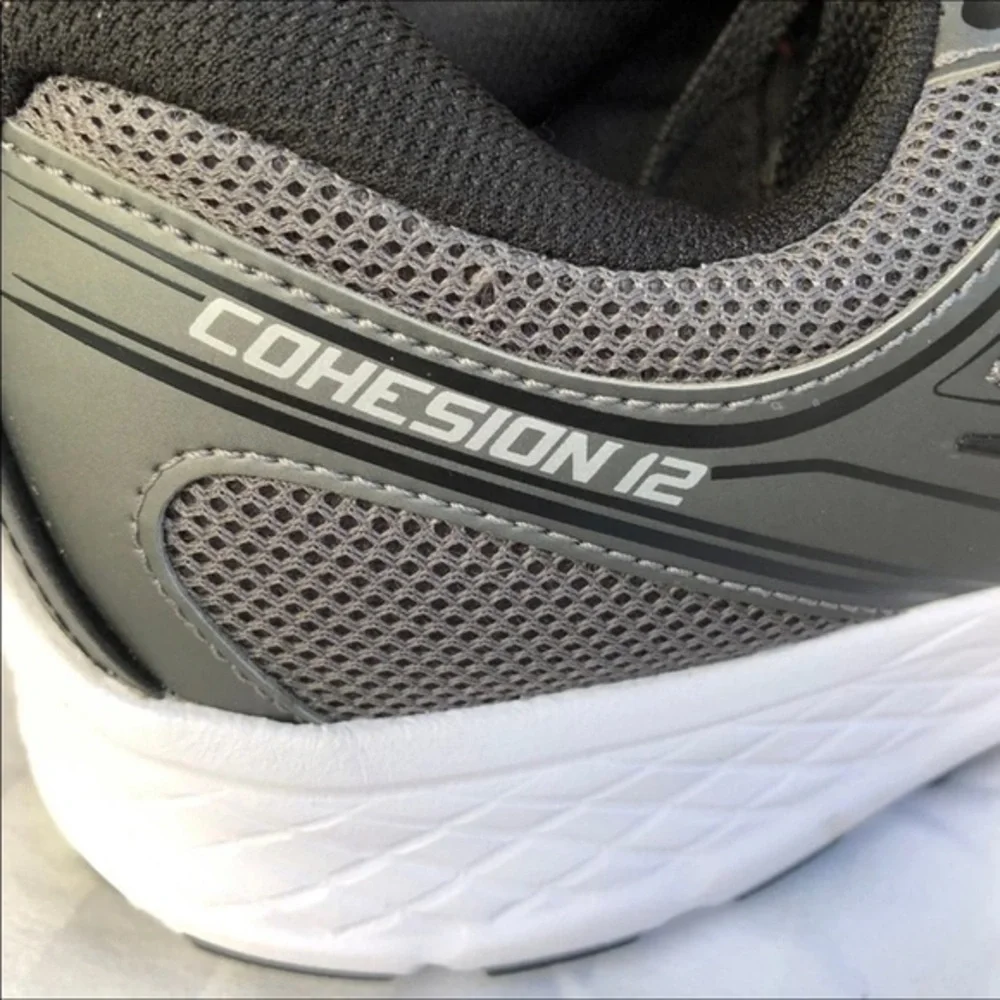 Saucony Cohesion 12 ‎ Shoes Mens Size 12 Gray Lace Up Sneaker’s